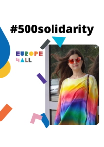 eksempelplakat for 500 solidarity