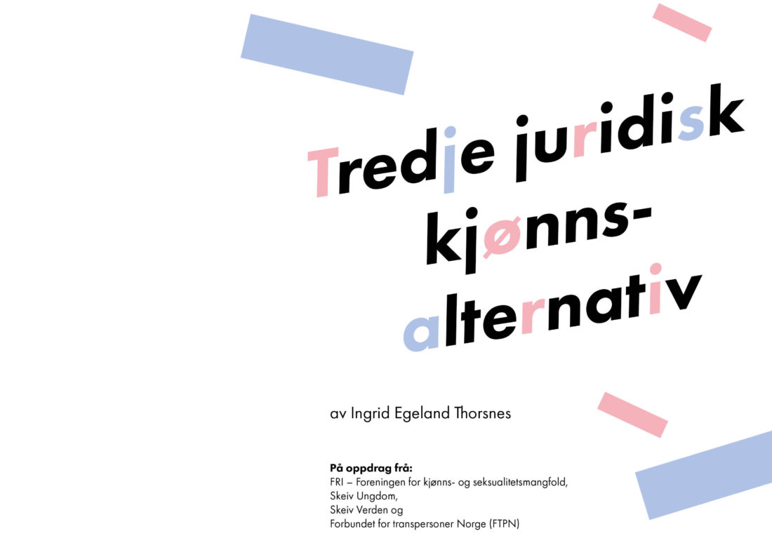 Tredje juridisk kjønnsalternativ
