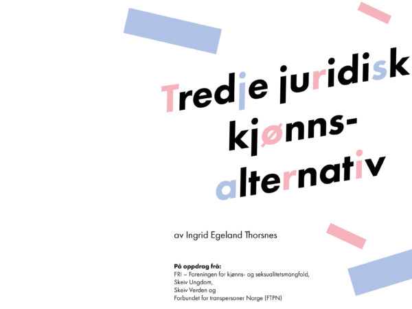 Tredje juridisk kjønnsalternativ